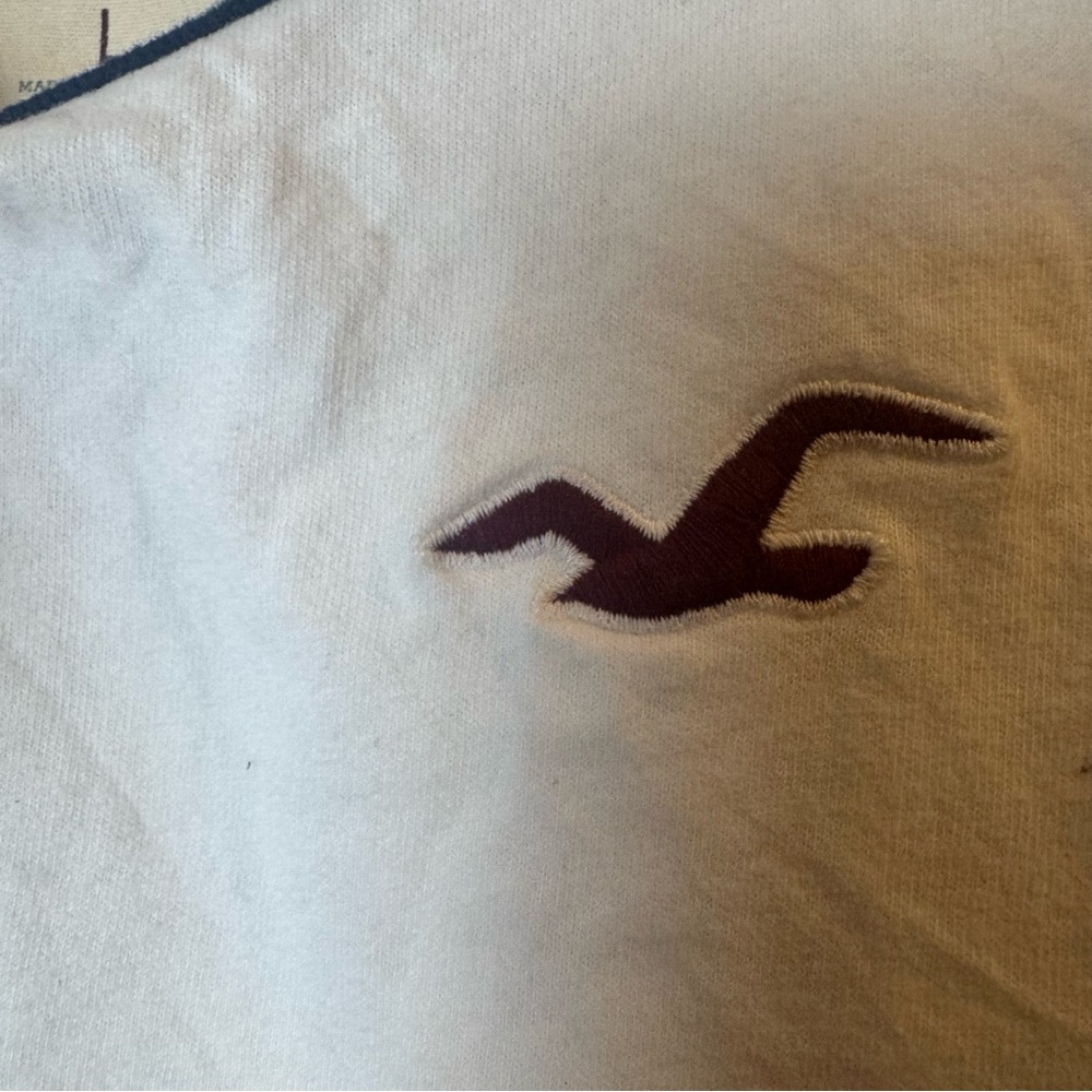 Hollister California Men's White and Navy Tank Top‎ - Picture 4 of 7